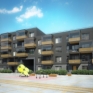 Apartment construction works in the residential project Skanstes Parks Apartment construction works in the residential project Skanstes Parks